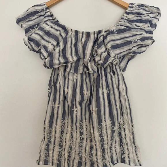 MISA Los Angeles blouse medium off shoulder - Picture 1 of 4